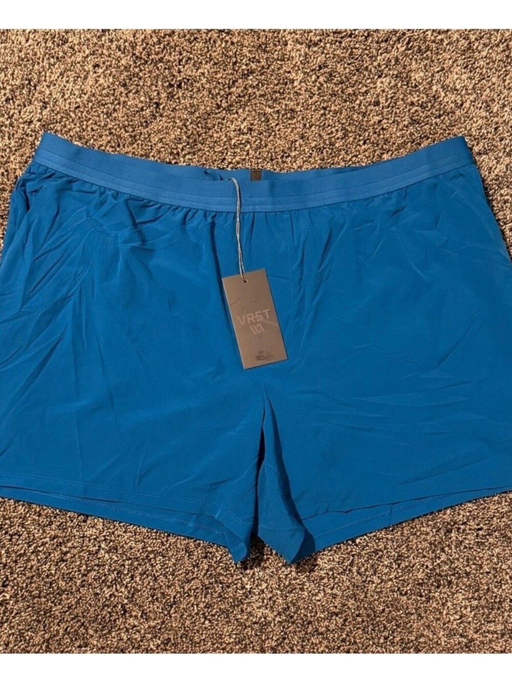 VRST 5” Accelerate Moisture Wicking Running Shorts Blue Tide Mens XXL NWT